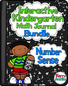 Preview of Interactive Kindergarten Math Journal Bundle: Number Sense