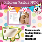 Interactive Kitchen Basics PowerPoint, utensils, recipes, 