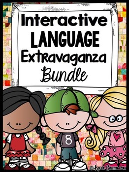 Preview of Nouns, Verbs, Adjectives, Adverbs Interactive Worksheets: Language Extravaganza