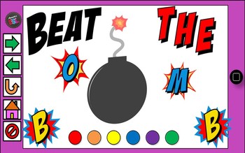 Preview of Interactive Language Learning Game - Beat the Bomb Template