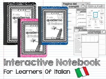 Preview of Interactive Notebook (in Italian)