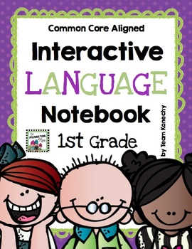 Preview of Interactive Language Notebook - First Grade