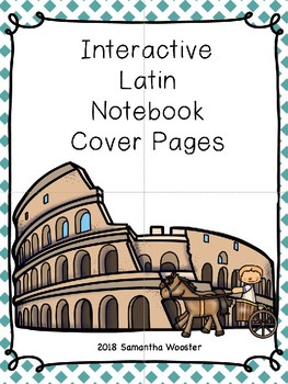 Preview of Interactive Latin Notebook Cover Pages