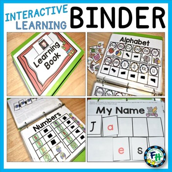Preview of Interactive Learning Binder (Pre-K, Kindergarten, Special Needs)