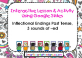 Inflectional endings -ed Activity