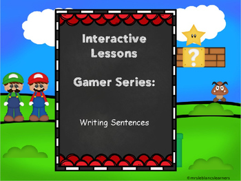 Preview of Interactive Lesson - Writing Sentences