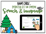 Interactive Let's Go Camping: Boom Cards + Virtual Learning