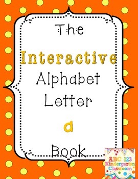 Preview of Interactive Letter "A" Book Emergent Reader - FREEBIE