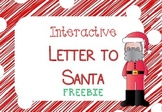Interactive Letter to Santa Fun Writing Activity