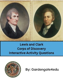 Preview of Interactive Lewis & Clark, Corps of Discovery Expedition Activity