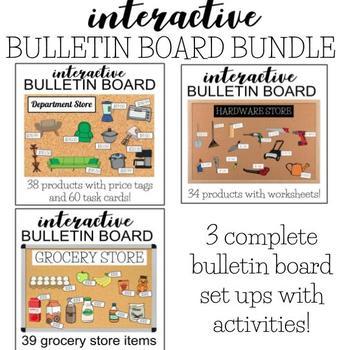Preview of Interactive Life Skills Bulletin Board BUNDLE