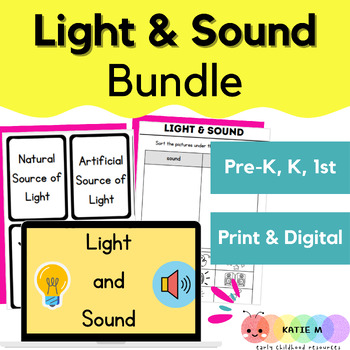 Preview of Interactive Light & Sound Science BUNDLE Digital & Printable