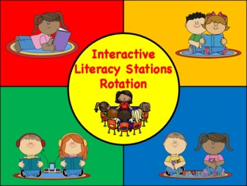 Preview of Interactive Literacy Stations Rotation