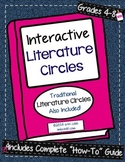 Interactive Literature Circles for Grades 4-8 {& Traditional Literature Circles}