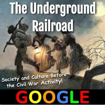 Preview of Interactive Map: The Underground Railroad