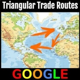Interactive Map: Triangular Trade Routes