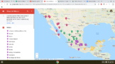 Interactive Map of México/Mapa de México Interactivo