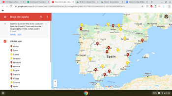 Preview of Interactive Map of Spain/Mapa Interactivo de España