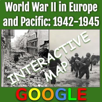 Preview of Interactive Maps: World War II in Europe and Pacific (1942-1945)