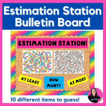 Preview of Interactive Math Bulletin Board - Estimation Station Activity
