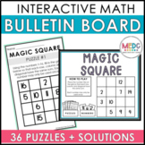Interactive Math Bulletin Board Kit Math Puzzles Magic Squares