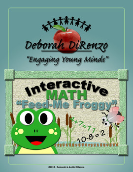 Preview of Interactive Math - Feed Me Froggy Game