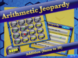 Interactive Math Game--Arithmetic Jeopardy: Sums to 20