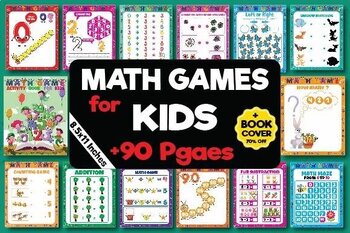 Preview of Interactive Math Games Activity Book for Kids: Fun Learning Adventures