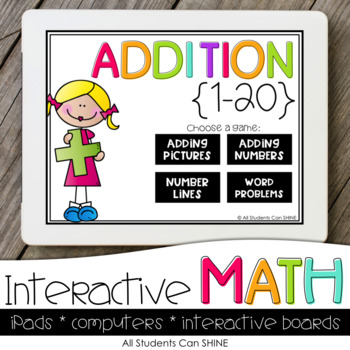 Preview of Interactive Math Games - Addition