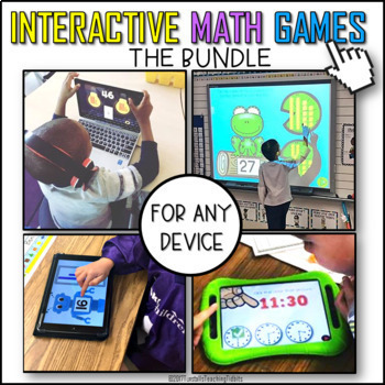 Preview of Interactive Math Games BUNDLE