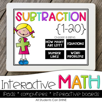 Preview of Interactive Math Games - Subtraction