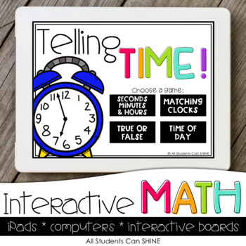 Preview of Interactive Math Games - Time