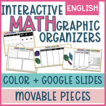 Preview of Interactive Math Graphic Organizers 