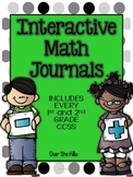 Interactive Math Journals- {ALL 1st and 2nd grade CCSS included}