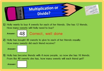 Preview of Interactive Math - Multiplication and Division (4.OA.A.2) Self Marking