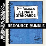 Interactive Math Notebook ALL 3rd Grade Common Core Bundle