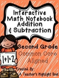 Interactive Math Notebook Addition & Subtraction - Second Grade