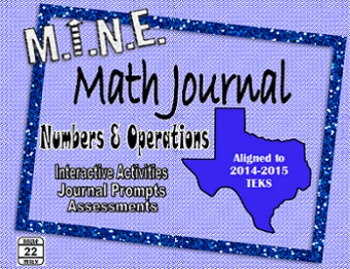 Preview of 6th Grade Numbers and Operations Interactive Notebook BUNDLE {TEKS}