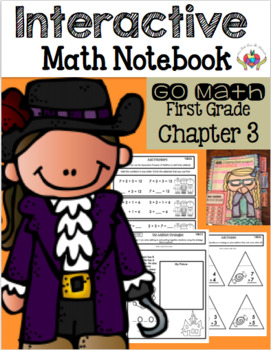 Preview of Interactive Math Notebook First Grade Go Math Chapter 3