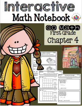 Preview of Interactive Math Notebook First Grade Go Math Chapter 4