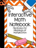 Interactive Math Notebook: Flip Books for Meanings of Mult