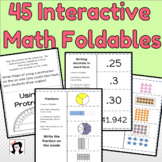 Interactive Math Notebook Foldables