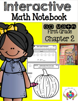 Preview of Interactive Math Notebook Go Math First Grade Chapter 2