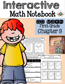 Preview of Interactive Math Notebook Go Math First Grade Chapter 9