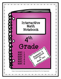 Interactive Math Notebook / Journal - 4th Grade - (Numbers