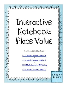 Preview of Interactive Math Notebook: Place Value