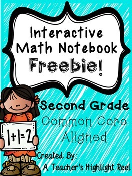 Preview of Interactive Math Notebook - Second Grade FREEBIE!
