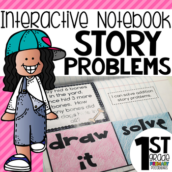 Preview of Interactive Math Notebook { Story Problems }