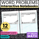 Interactive Math Notebook: Word Problems {Measurement & Da