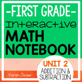 Interactive Math Notebook for 1st grade {Unit 2: Addition 